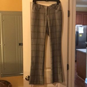 Express plaid bootcut pant